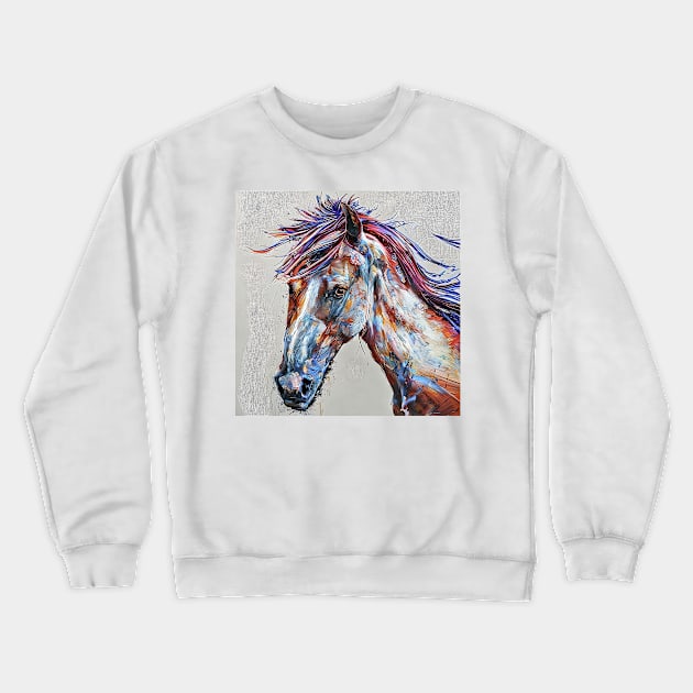 horse sketch Crewneck Sweatshirt by bogfl